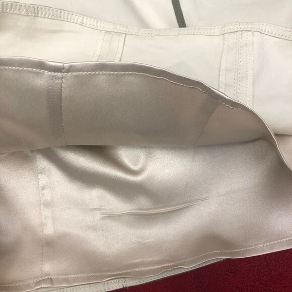 Sinclaire 10 Dress Ivory Sleeveless Knee Length Cocktail  Sz 6 - Picture 12 of 12